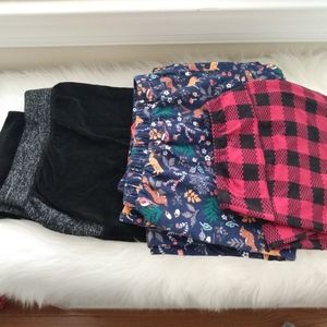 Cuddl Duds Pajama Pants, 3 Pairs, Size XL